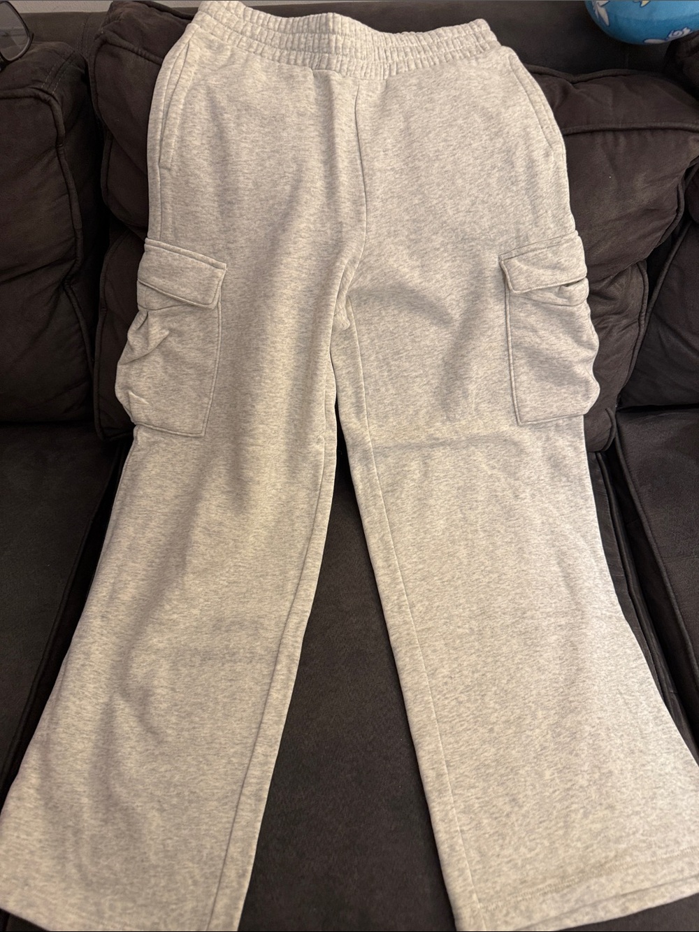 GAP Light Gray Kids Cargo Sweatpants
